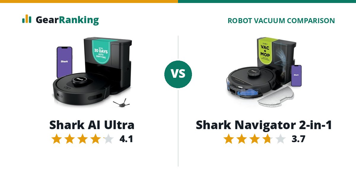 Shark AI Ultra vs Shark Navigator 2-in-1