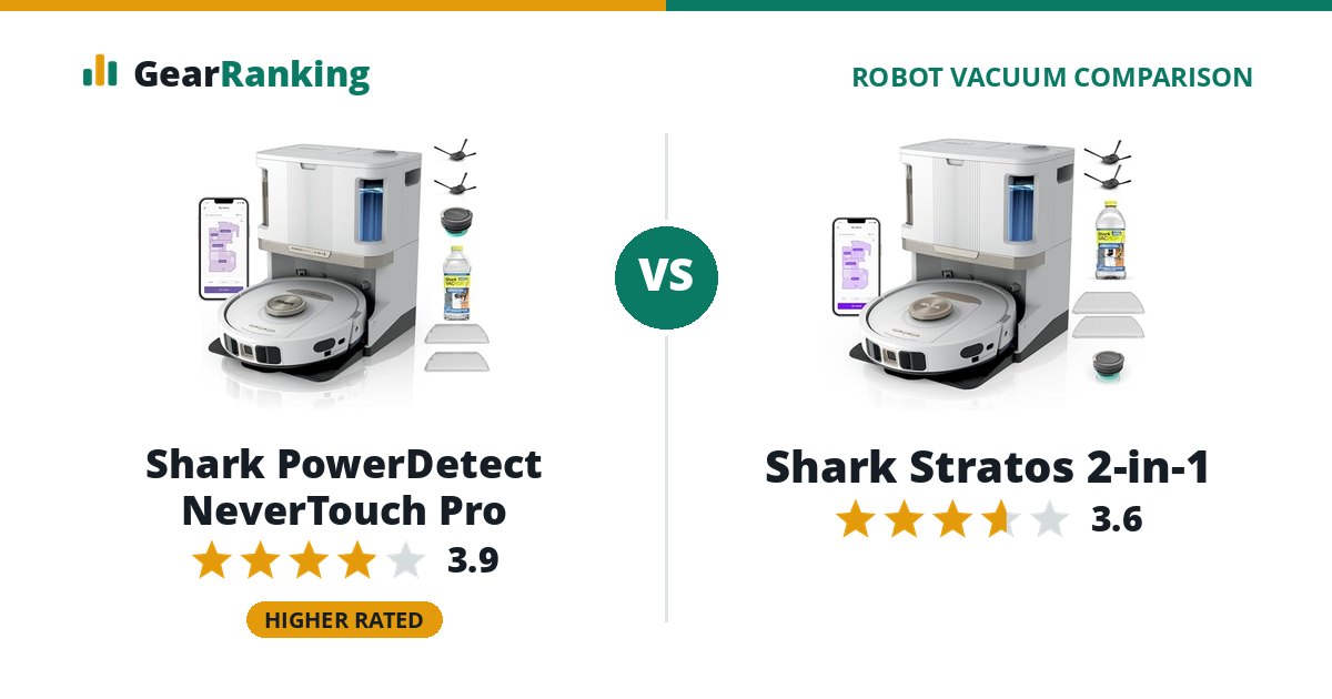 Shark PowerDetect NeverTouch Pro vs Shark Stratos 2-in-1