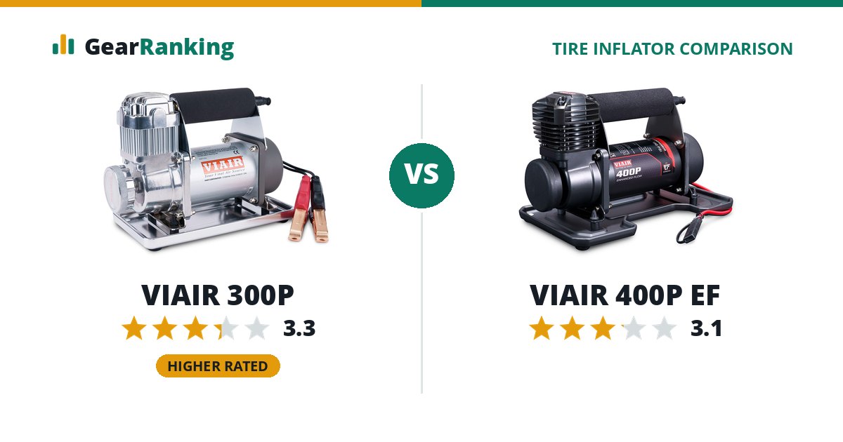 VIAIR 300P vs VIAIR 400P EF