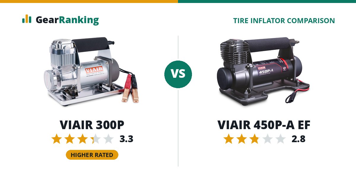 VIAIR 300P vs VIAIR 450P-A EF