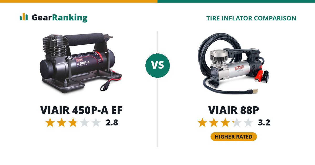 VIAIR 450P-A EF vs VIAIR 88P