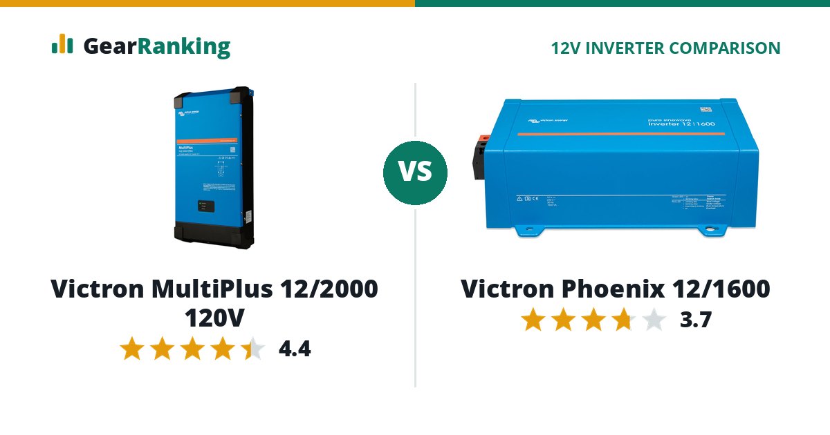 Victron MultiPlus 12/2000 120V vs Victron Phoenix 12/1600