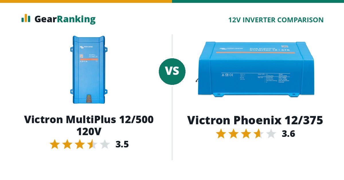 Victron MultiPlus 12/500 120V vs Victron Phoenix 12/375