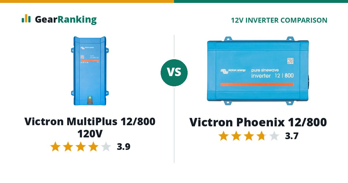 Victron MultiPlus 12/800 120V vs Victron Phoenix 12/800