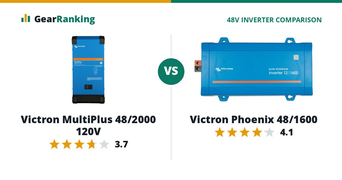 Victron MultiPlus 48/2000 120V vs Victron Phoenix 48/1600