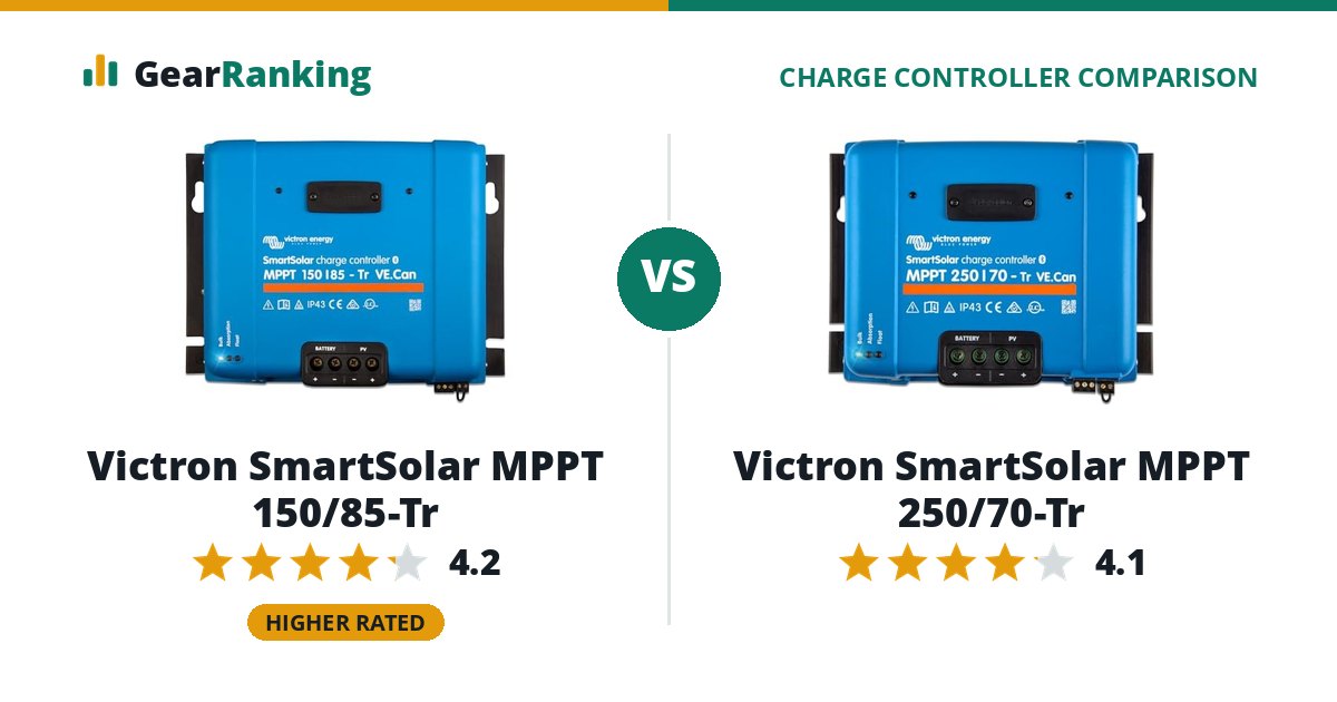 Victron SmartSolar MPPT 150/85-Tr vs Victron SmartSolar MPPT 250/70-Tr