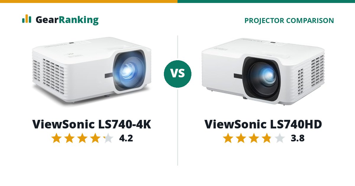 ViewSonic LS740-4K vs ViewSonic LS740HD