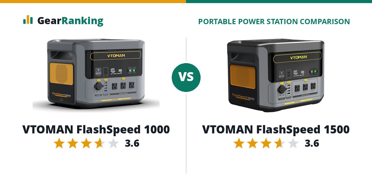 VTOMAN FlashSpeed 1000 vs VTOMAN FlashSpeed 1500