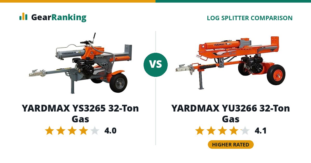 YARDMAX YS3265 32-Ton Gas vs YARDMAX YU3266 32-Ton Gas