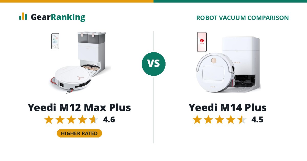 Yeedi M12 Max Plus vs Yeedi M14 Plus