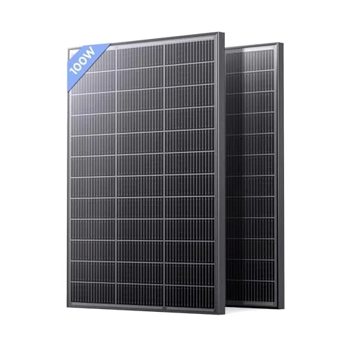 Callsun 200W (2 x 100W) N-Type 16BB Rigid Solar Panel 2-Pack