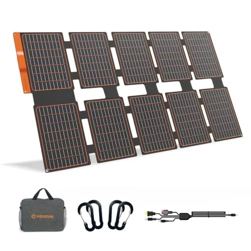 FlexSolar S100 100W Foldable Portable Solar Panel