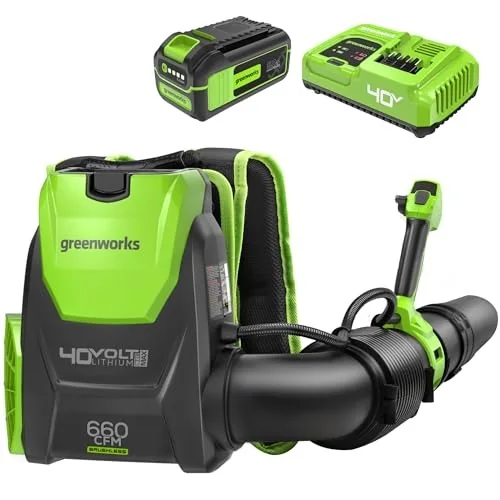 Greenworks 40V 660 CFM Backpack Blower