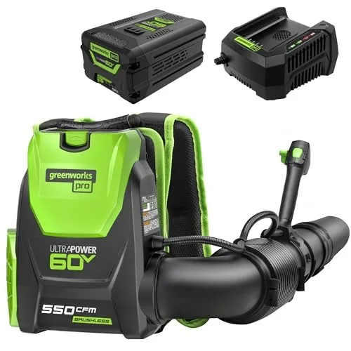 Greenworks 60V 550 CFM Backpack Blower