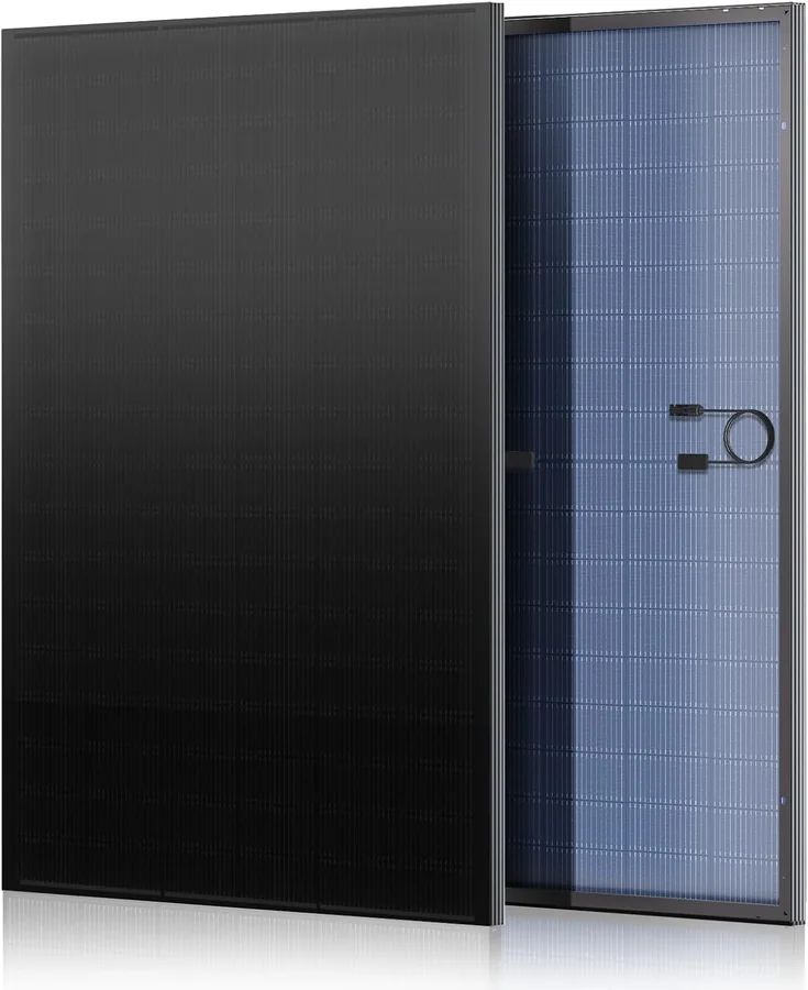 HISHEN FLOWE 495W N-Type Frameless Dual-Glass Rigid Solar Panel (HN-SP-495W-N-CE-1, UL 61730)