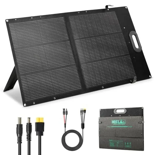 HQST 100W Ultra-Light Foldable Portable Solar Panel (HPP100N)