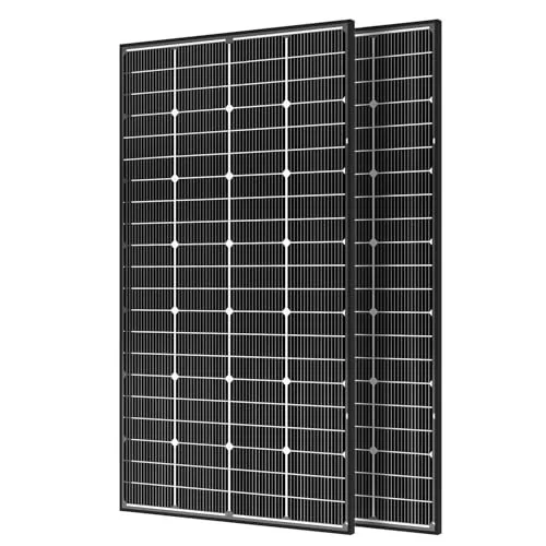 JJN 400W (2 x 200W) N-Type 16BB Bifacial Rigid Solar Panel 2-Pack