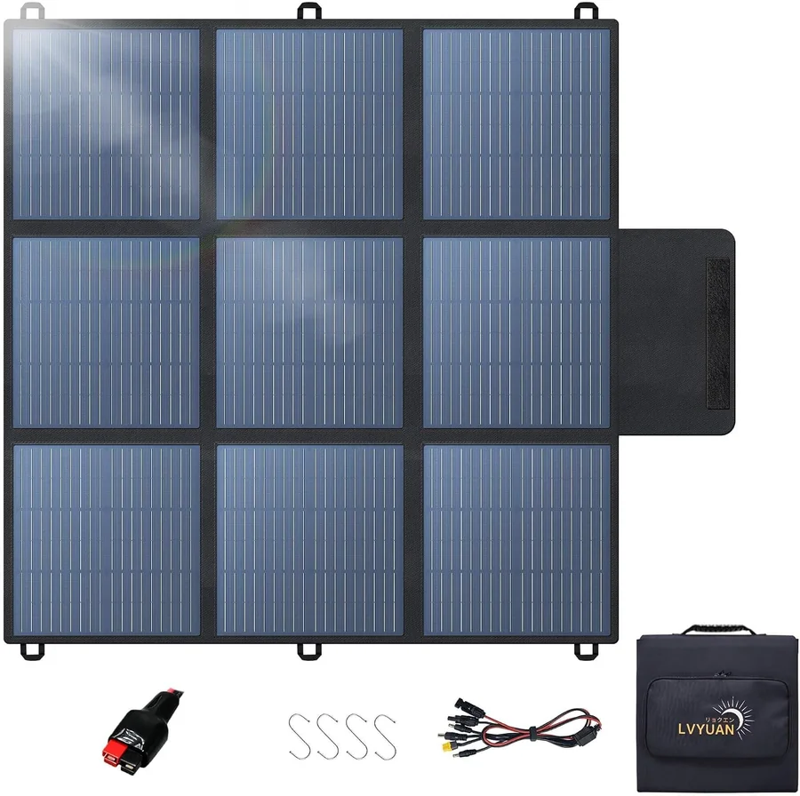 LVYUAN 200W Portable Foldable Blanket Solar Panel
