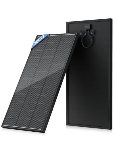 Rvpozwer 200W N-Type 18BB Rigid Solar Panel
