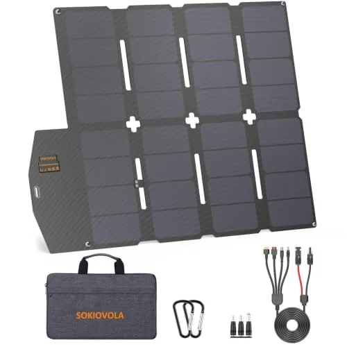 SOKIOVOLA 100W Portable Solar Panel