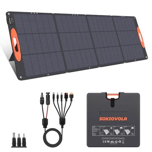 SOKIOVOLA N-Type 16BB 200W Portable Solar Panel