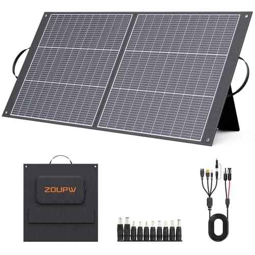 ZOUPW 100W Lightweight Foldable Solar Panel (ZOUPW-QZ100W)