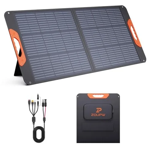 ZOUPW 100W Portable Solar Panel (ZOUPW-F100W)